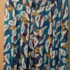 Peacock skirt w/ pockets